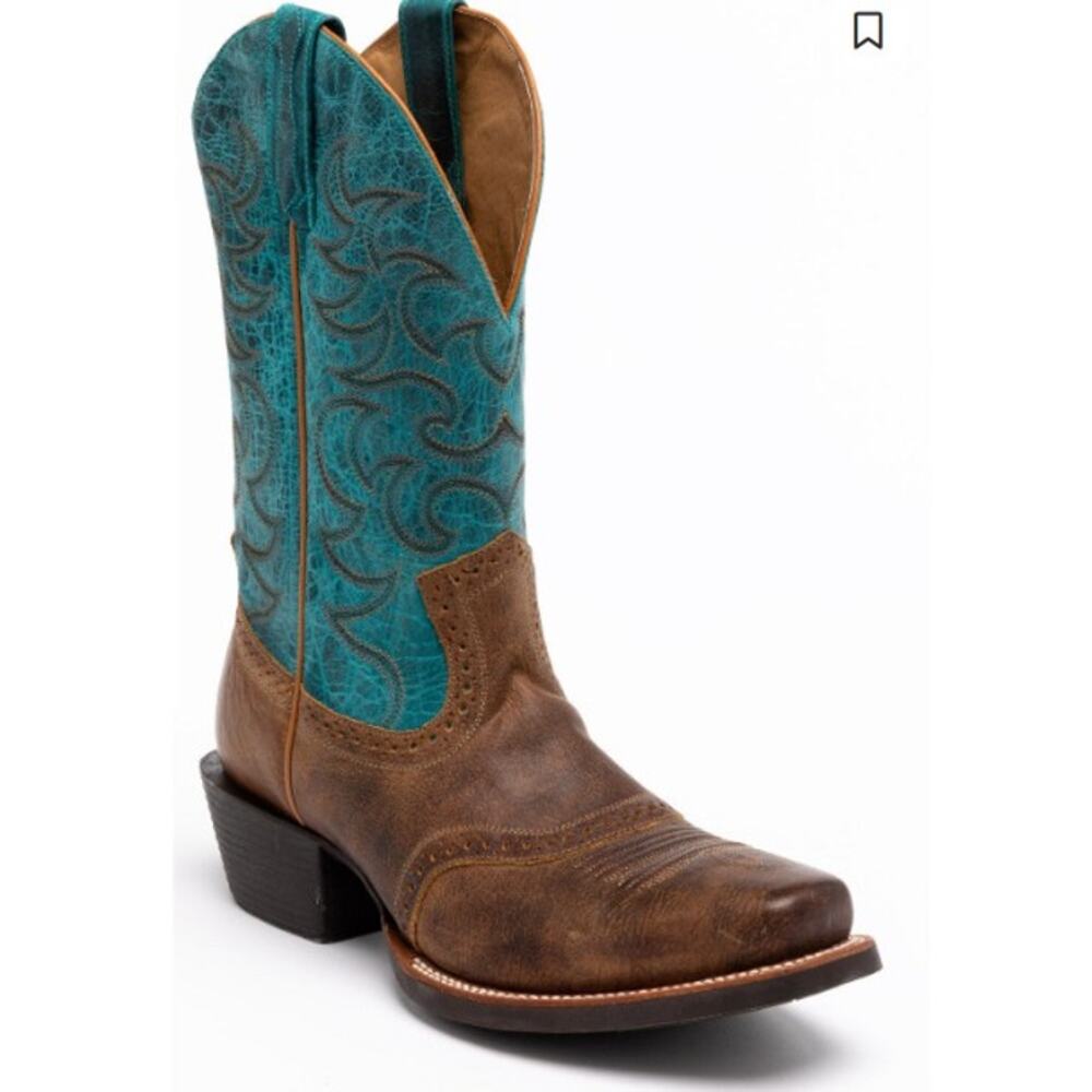 Cody James Men's Brown Western Boots - Square Toe leather size 10.5 D